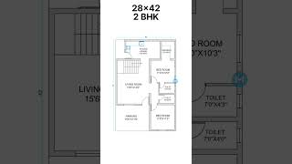 28x42 home plan design [upl. by Assilam]