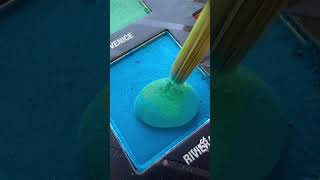 How the earth 🌍 was formed droplets oddlysatisfying popping [upl. by Gerhan]