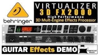 Behringer FX2000 3D MultiEngine Effects Processor [upl. by Teragram]