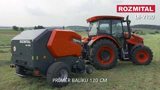 Lis na balíky LBV120 ROZMITAL  Roll baler LBV120 ROZMITAL [upl. by Weinberg]