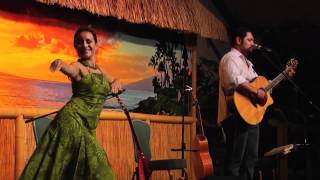 Nathan Aweau  quotKooluaquot featuring Hula of Kelehua Kawai at Mauiʻs Slack Key Show [upl. by Llertnauq]