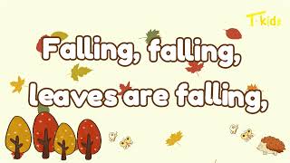 Fall Colors Lyric Video  Kids Songs  Tkids [upl. by Nirek]