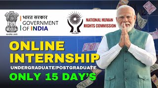 Best Online Government Internship with FREE Certificate ➤ Work From Home 🏠 [upl. by Ateval]