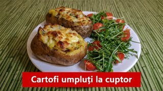 Cartofi umpluti la cuptor [upl. by Skippy]