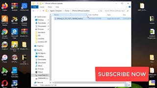 IPSW File Location in Windows [upl. by Siroved]