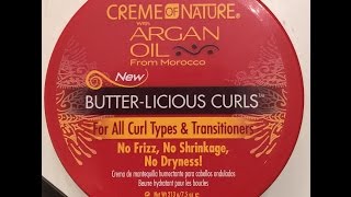 Cream of Nature Butter Licious Curls Review [upl. by Ithaman]