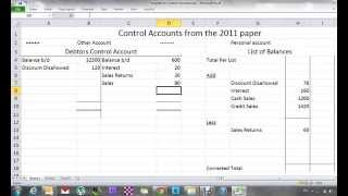 LC Control Accounts 2011 [upl. by Gautious]