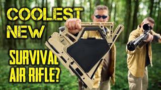 Best NEW 22 Survival Air Rifle for Hunting  SelfDefense Black Bunker  FIRST LOOK [upl. by Orlanta]