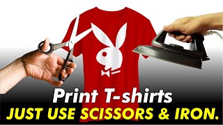 How to Print TShirts at Home [upl. by Roxine]