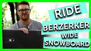 2020 Ride Berzerker Wide Snowboard [upl. by Ries]