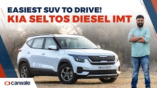 Kia Seltos Diesel iMT Review  The best midsized SUV  CarWale [upl. by Nylidam459]