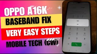 Oppo A16K Baseband Fix amp 2024 Security Update [upl. by Eener]