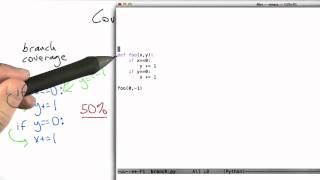 Branch Coverage  Software Testing [upl. by Nosmoht]