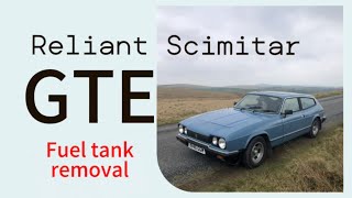 Reliant Scimitar GTE Best How to remove petrol fuel tank tutorialNo music [upl. by Ogdan570]