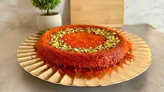 Perfect Homemade Knafeh Recipe  Easy amp Authentic Middle Eastern Dessert [upl. by Ahsimik]