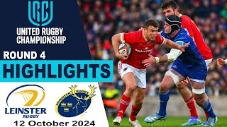 Leinster v Munster Highlights  Round 4  United Rugby Championship 202425 [upl. by Dhumma]