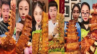 Top Ten Asmr Chinese Food Mukbang Eating Time Spicy Yummy juicy Meat With Bones [upl. by Janessa]