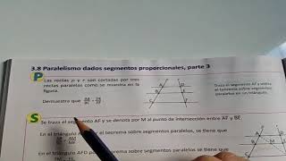 38 UNIDAD 5 NOVENO GRADO Paralelismo dados segmentos proporcionales parte 3 [upl. by Eladal62]