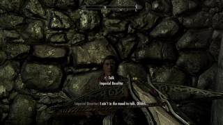 Skyrim  Redwater Den  Helgen Imperial Deserter [upl. by Ainegue]