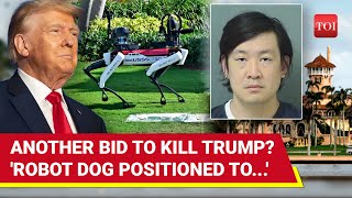 Alarming New Attempt To Kill Trump Chinese Citizen Arrested  Robot Dog Deployed [upl. by Leirrad]