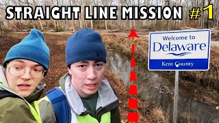 We tried to cross a US state in an actually straight line Part 1 [upl. by Morlee]