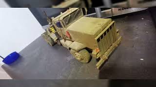 M911 CHET with M747 heavy trailer 135 hobby boss [upl. by Edik943]