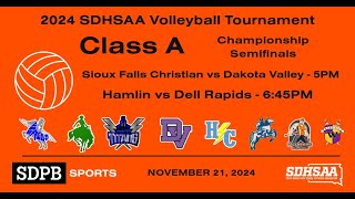 2024 SDHSAA Volleyball Championships Class A Championship Semifinals  SDPB Sports [upl. by Dorwin149]