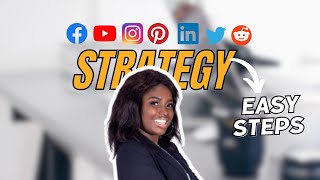 EASY STEPS TO CREATING A SOCIAL MEDIA STRATEGY socialmediamarketing socialmediastrategy [upl. by Ainar686]