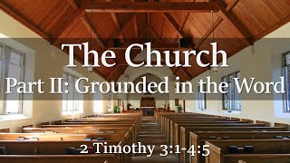 Dundas CRC September 29 2024  AM Service The Church  Part II Grounded in the Word [upl. by Fabiolas957]