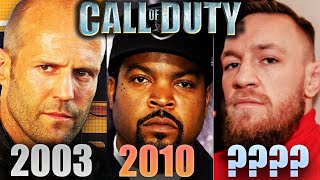 The ENTIRE HISTORY of CELEBRITIES in Call of Duty [upl. by Divod]