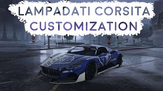 Lampadati Corsita Customization and Review GTA Online 2022 [upl. by Anastasie]