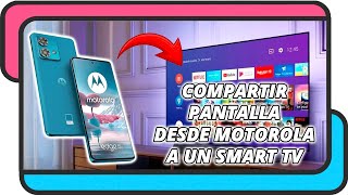 Compartir pantalla de un smartphone Motorola a una televisión Smart TV [upl. by Fillbert]