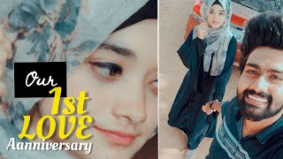 Our 1st LOVE anniversary  aabi saleem  Ayshaabi  couples vlogs [upl. by Anahoj]