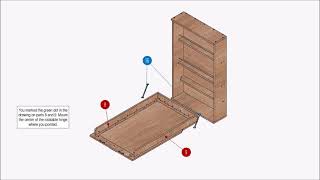 Wall Mounted Changing Table Build plan [upl. by Ielak7]