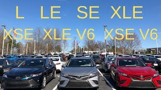 Comparing All 2019 Camry Trim Levels Choose yours [upl. by Judus658]