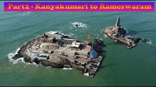 Part 2  Aerial View of Kanyakumari and drive to Rameswaram [upl. by Naitsabas]