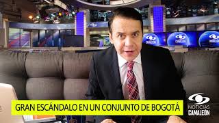 Noticias Camaleón 04  Escándalo en conjunto de Bogotá [upl. by Publias504]