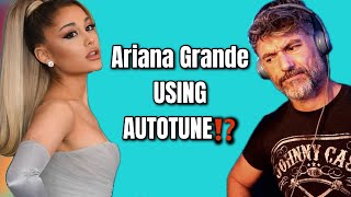 Seasoned Vocal Coach Reacts Ariana Grande “The Boy Is Mine” ACAPELLA…with AUTOTUNING…huh [upl. by Alejo]