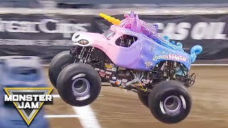 The Sparkle Smash Stunt  World Finals XXIII 2024  Monster Jam [upl. by Schell]