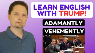 ADVANCED VOCABULARY  EXAMPLES OF ADAMANT  ADAMANTLY VEHEMENT  VEHEMENTLY  AMERICAN ENGLISH [upl. by Ahsaei478]