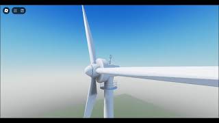 Enercon E40 Start up Roblox viralvideo windturbine enercon [upl. by Grimbly]