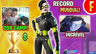 NOVO RECORD MUNDIAL MOMENTO HISTÓRICO FORTNÁTICOS [upl. by Airekal177]