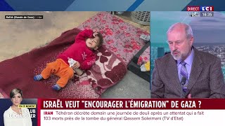 Israël veutil quotencourager lémigrationquot de Gaza [upl. by Katey]