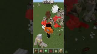 Iron golum vs Husk💀☠️☠️👾 subscribe minecraft gaming [upl. by Eimmis]