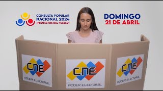 Venezuela vota en la Consulta Popular Nacional ¿Cómo participar en la elección del 21 de abril [upl. by Burg]