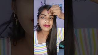 Hairpin bindi hack🤡shorrts makeuphacks [upl. by Jeremias176]