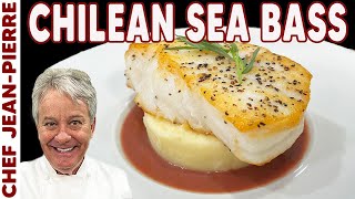 Chilean Sea Bass Recipe From My Restaurant  Chef JeanPierre [upl. by Oigres]