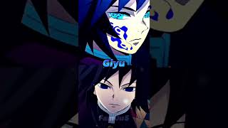 Demon Giyu vs Demon Slayer Verse demonslayer tanjiro edit [upl. by Eecats]