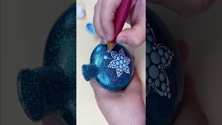 Dot mandala Christmas glitter ornament mandala ornaments glitter satisfying [upl. by Arundell]