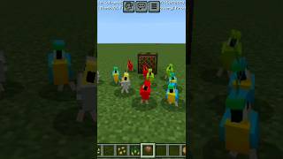 minecraft amazing parrot facts  parrot in minecraft [upl. by Lerrud]